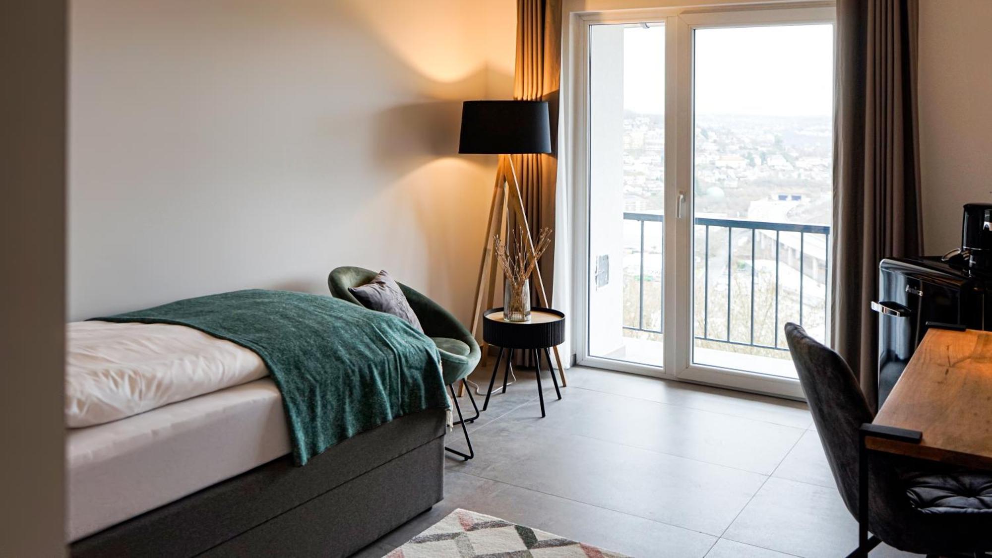 Si-View Einzelzimmer Mit Balkon Zimmer 4 - Hotel Siegen Esterno foto